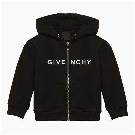 givenchy schwarzer hoodie mit weißes motiv|GIVENCHY Hoodie in weiss/ schwarz .